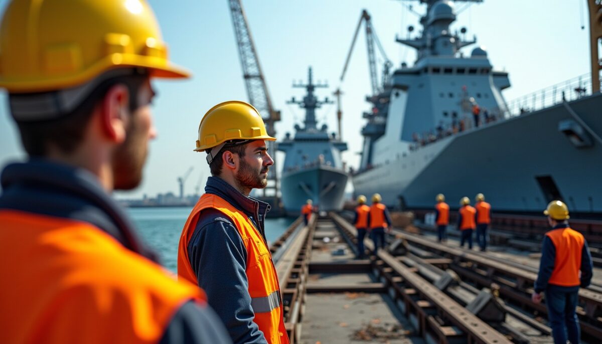 Top 5 des régions abritant les 59 100 emplois du secteur naval en France
