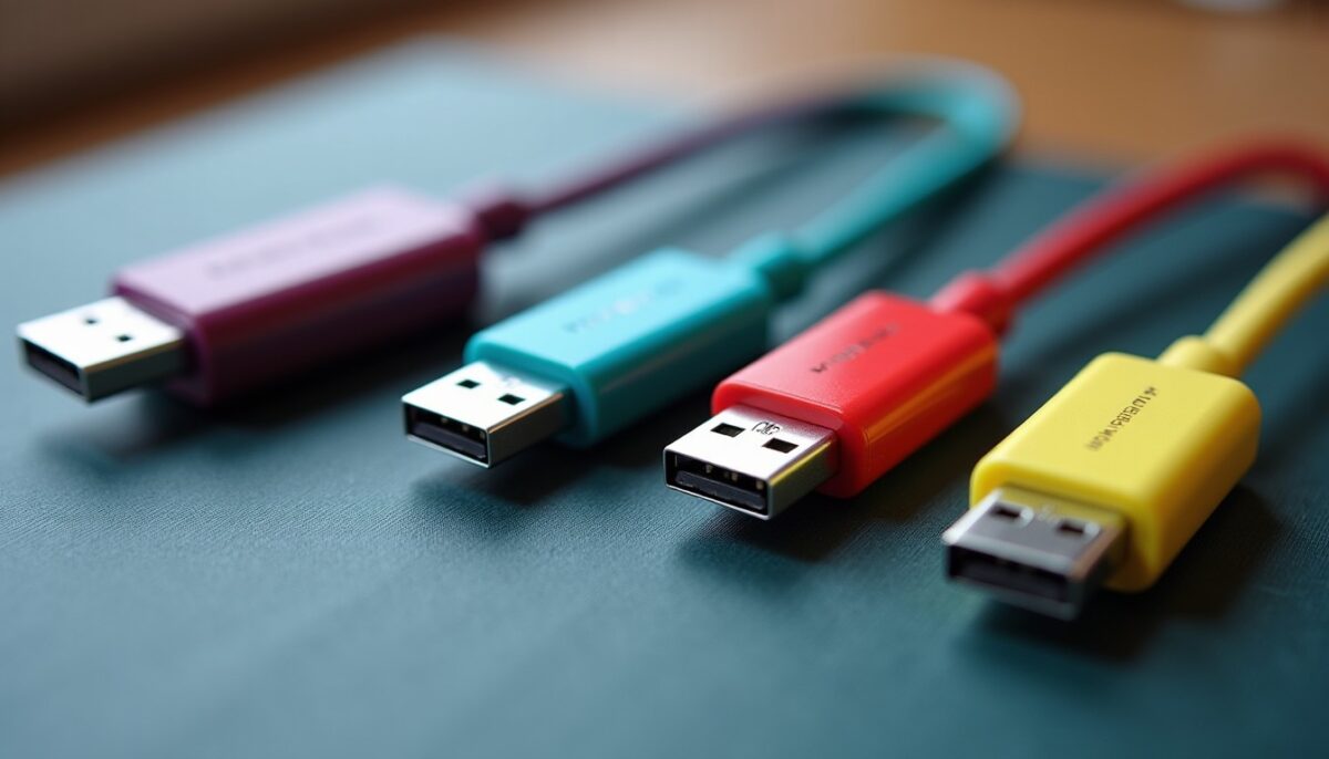 Décodage des couleurs des câbles USB : ce qu'elles révèlent vraiment